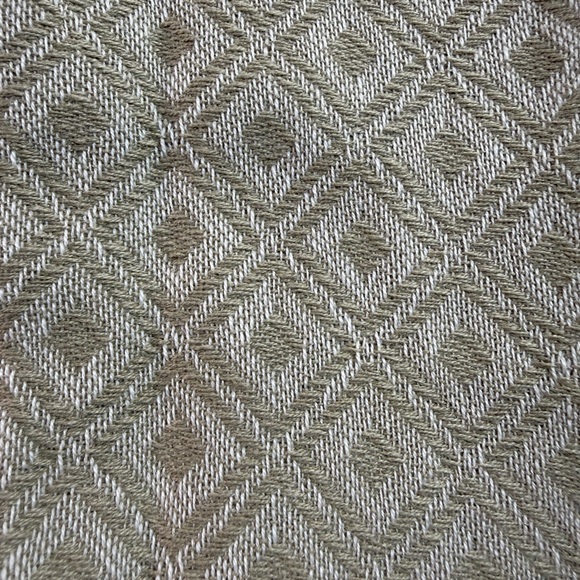 Park Designs Elegant Cream Patterned Gathered Swag Curtains - Picture 7 of 8